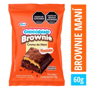 BROWNIE CHOCORAMO 60GR CREMA DE MANI