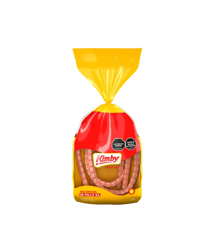 SALCHICHA POLLO KIMBY XL X 500 ML