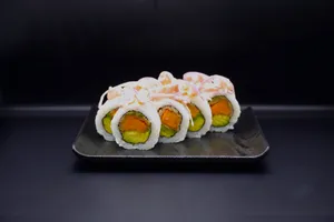 Sake Shrimp Acevichado Rolls 8 Cortes THE TOP CMR
