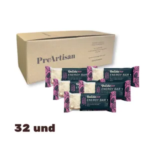 Pack Energy Bar Fresa y Chocolate Blanco x 32 und