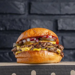 Cheese Burger Doble!