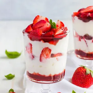 Frutilla con crema