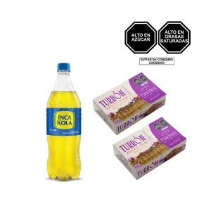 Pack (2 Turrón de Doña Pepa La Vita Panettiere x 400 g + 1 Gaseosa Inca Kola x 1 Lt)
