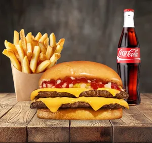 Lunch Hamburguesa doble