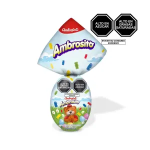 Huevo De Pascua Ambrosito Chocolate Con Leche 4X20 Gr