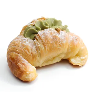 Medialuna rellena pistacho