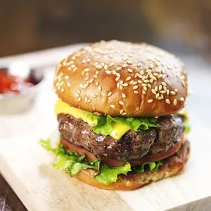 hamburguesa de res