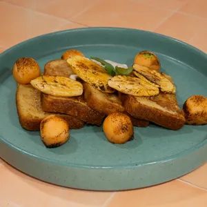 French toast de crema de whisky
