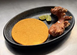 Arepa Con Chicharrón
