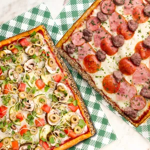2 X 59.90 Pizzas Grandes - Tutto Carne + Miss Veggie