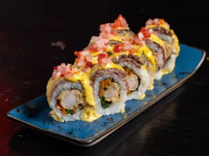 Grill Fire Niku Roll