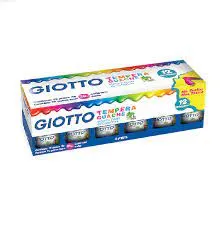 Tempera 12 colores Giotto