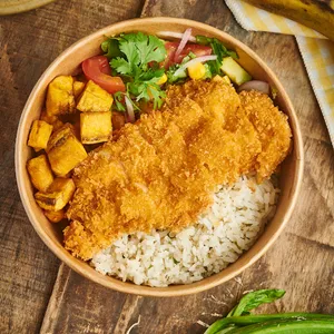 Bowl pollo maduritos