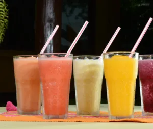 Jugo de frambuesa
