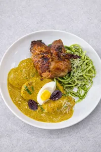 Verdes con Huancaína