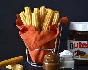 36 MiniChurros Españoles + 3 Salsas