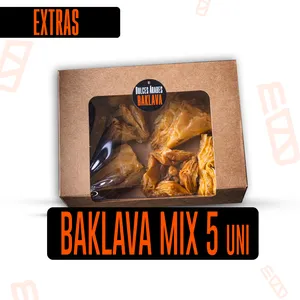 Dulces Árabes Baklava Mix 5 Unidades