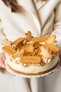 Cheesecake de Lotus Navideño