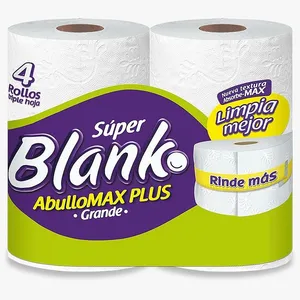 PAPEL HIGIENICO SUPER BLANKO ABULLOMAX PLUS GRANDE 4UNI