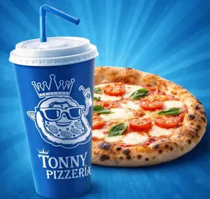 Todas tus pizzas Individuales X 5.990 + Vaso de Bebida Grande