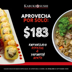 Empanizado Especial + Yakimeshi Mixto
