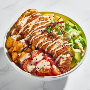 Poke pollo crispy