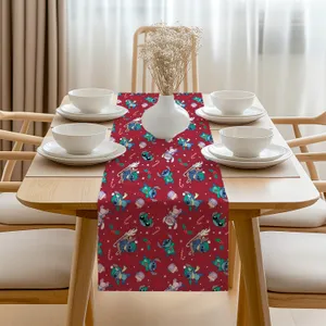 CAMINO DE MESA STITCH ROJO