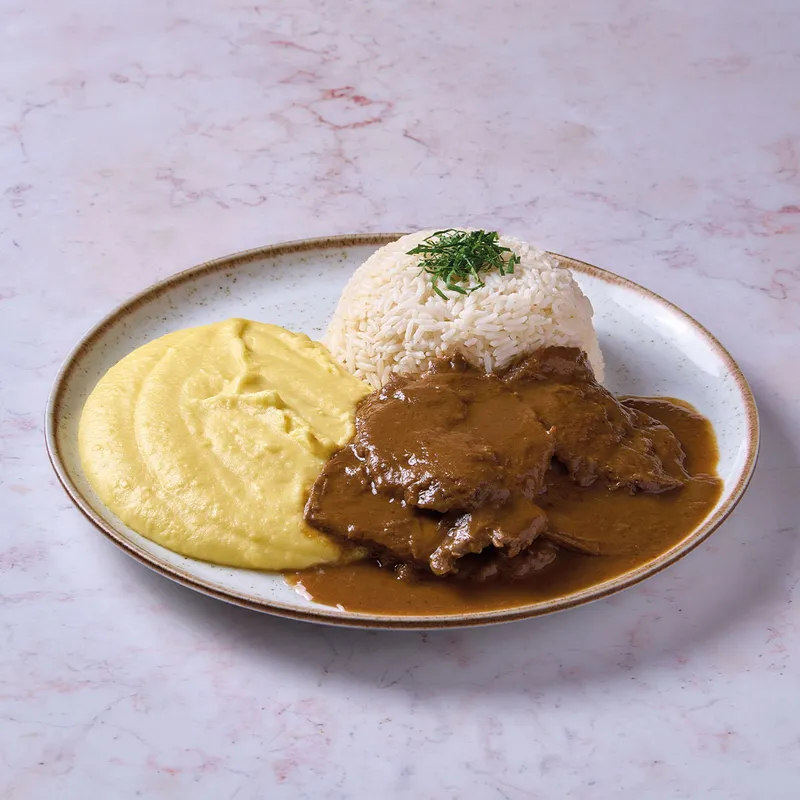 Asado Con Puré Asado Con Puré