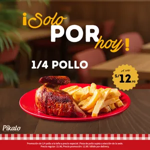 1/4 Píkalo leña a 12.90