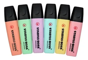 Destacador Stabilo pastel turquesa