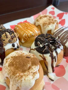 Promoción 6 Roles de Canela Toppings Variados