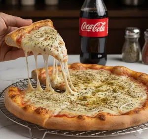 Pizza Fugazzeta + Bebida Coca Cola 1,5 Lt