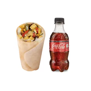 Pack (Enrollado tipo Shawarma + Coca Cola Sin Azucar 300 ml)