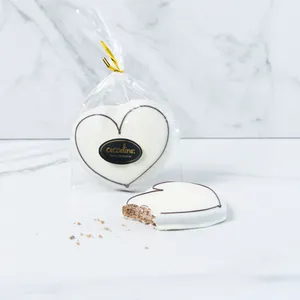 Galleta de miel Corazón Blanco