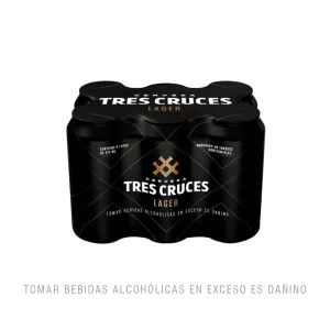 Six Pack Cerveza Tres Cruces 473 Ml