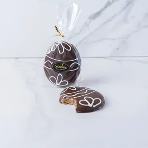 Galleta miel XL - Huevo bañado Chocolate Bitter