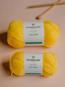 Lana Amarillo Aromo 0022 - Colors 50 Línea Basic - Ovillo Grs.