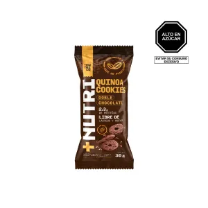 Galleta +Nutri Co Quinua Doble Chocolate x 30 g