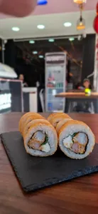 30. Camarón Furay, Queso, Cebollín, Tempura