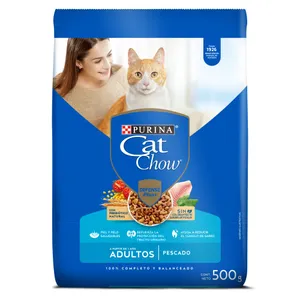 CONCENTRADO CAT CHOW ADULTOS PESCADO X 500 GRS