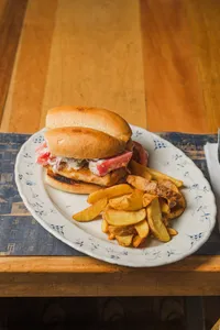 Sánguche de pescado frito