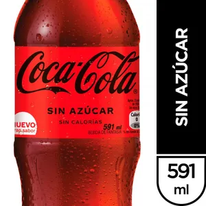 Coca Cola Sin azúcar 591 ml