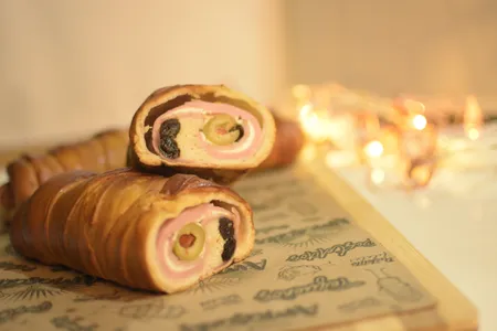 Mini Pan de Jamon