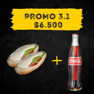 Combo 3: Completo Italiano X2 + Bebida Botella