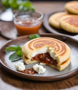 Arepa andina GUAYABA Y QUESO