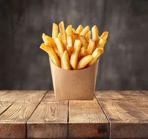Papas fritas siempre crujientes, individuales.