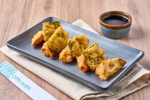 Dumplings de Vegetales Fritos - Ravioles Crujientes de Vegetales