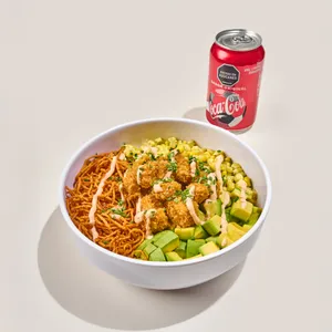 Pollo Crispy Bowl + Coca Cola