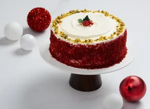 Queque Red Velvet Citron Navideño