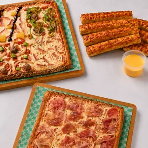 gran dupla italianas + palitos + salsa alioli